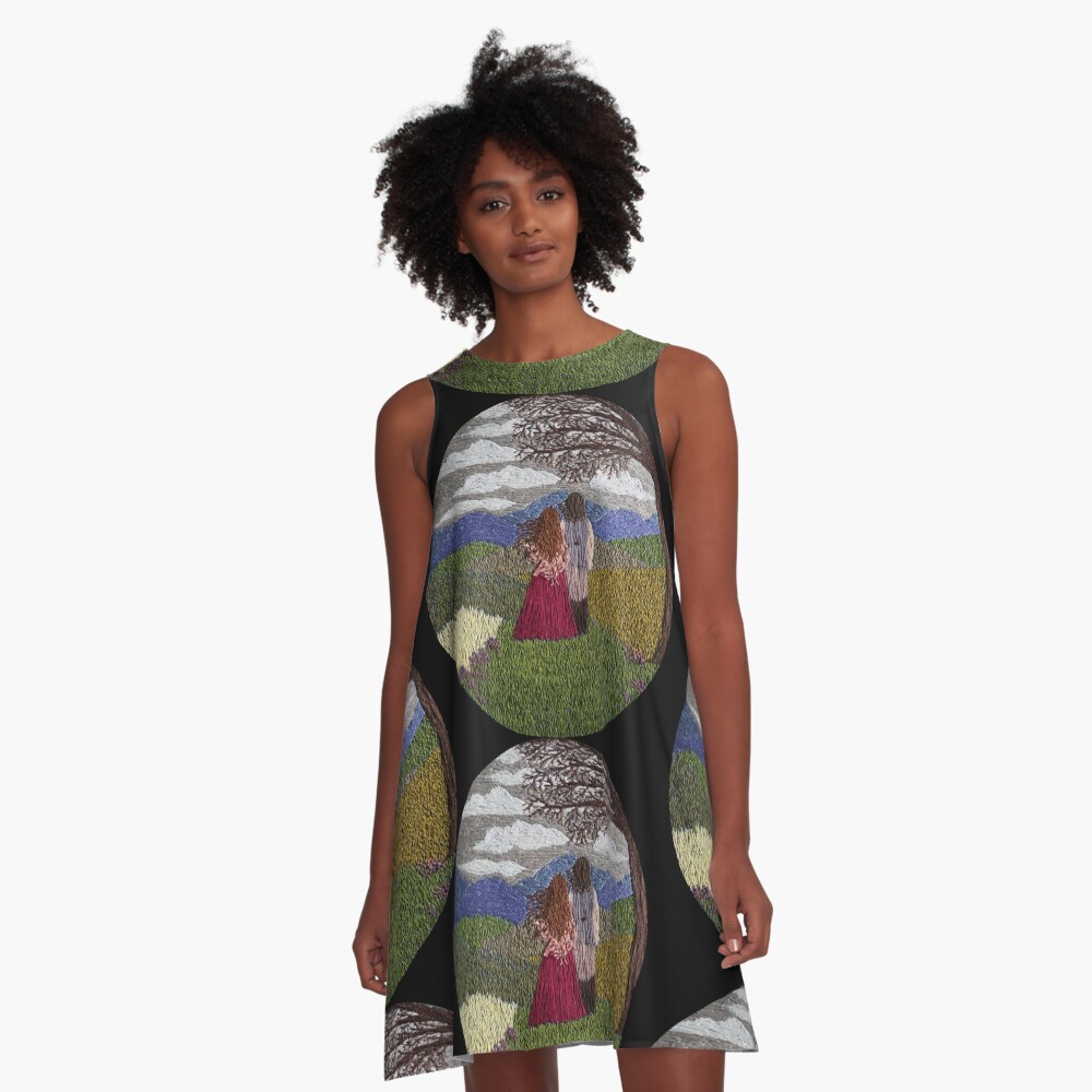 Item preview, A-Line Dress designed and sold by SewingSongbird.