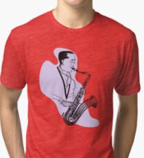 Jazz Giant, Lester "Prez" Young Tri-blend T-Shirt
