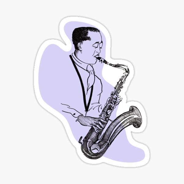 Jazz Giant, Lester "Prez" Young Sticker