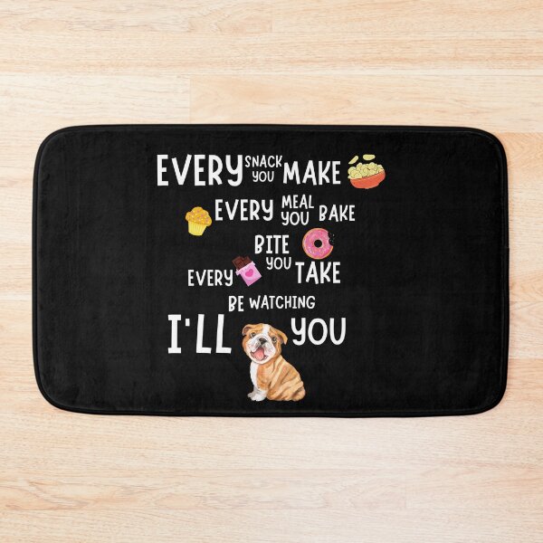 Item preview, ¡Bulldog observando! Cada bocadillo que prepares, cada comida que hornees, cada bocado que tomes, te estaré observando. designed and sold by ZingAndPep.