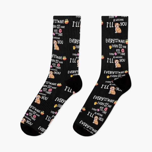 Item preview, Bulldog Watching! Every snack you make, Every meal you bake, Every Bite you take, I'll be watching you. designed and sold by ZingAndPep.