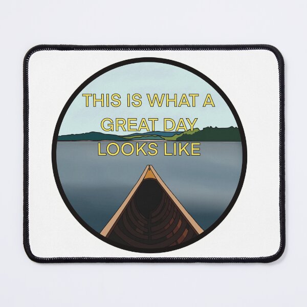 Item preview, Camping lake Perfect day canoeing designed and sold by CyberSpikeArt.