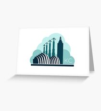 Kansas City in the Clouds Greeting Card