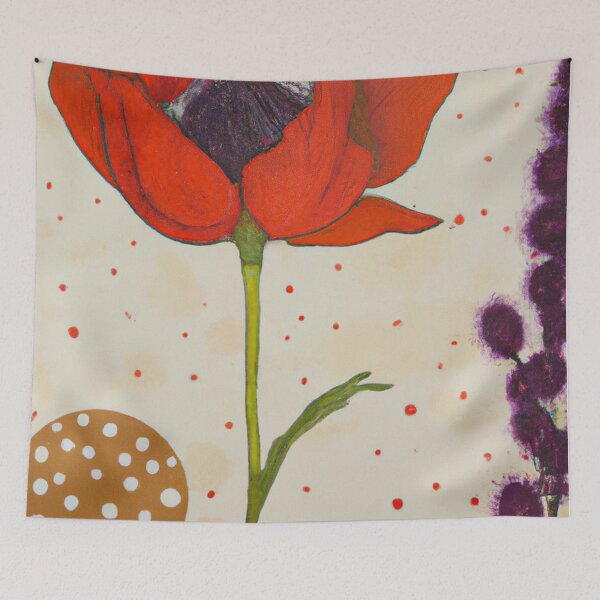 Item preview, Ai-Generated, Luxuriant Floral designed and sold by ArtPrintsAi.
