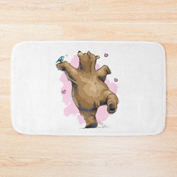 Item preview, Happy Dancing Bear Drawing designed and sold by ArtByPMW.