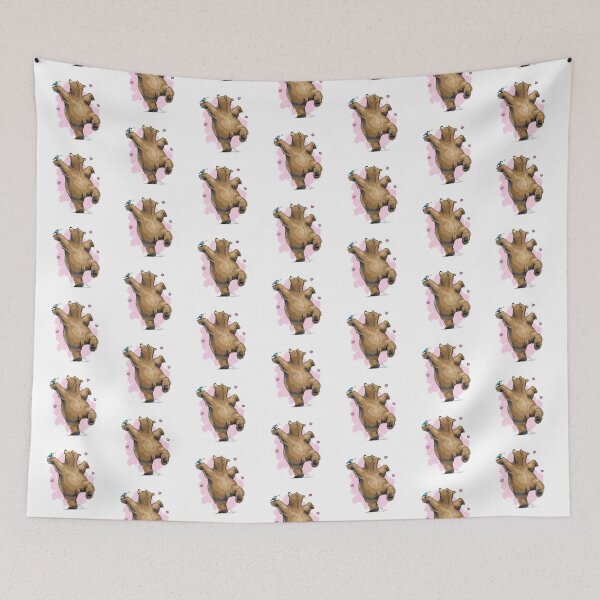 Item preview, Happy Dancing Bear Drawing designed and sold by ArtByPMW.