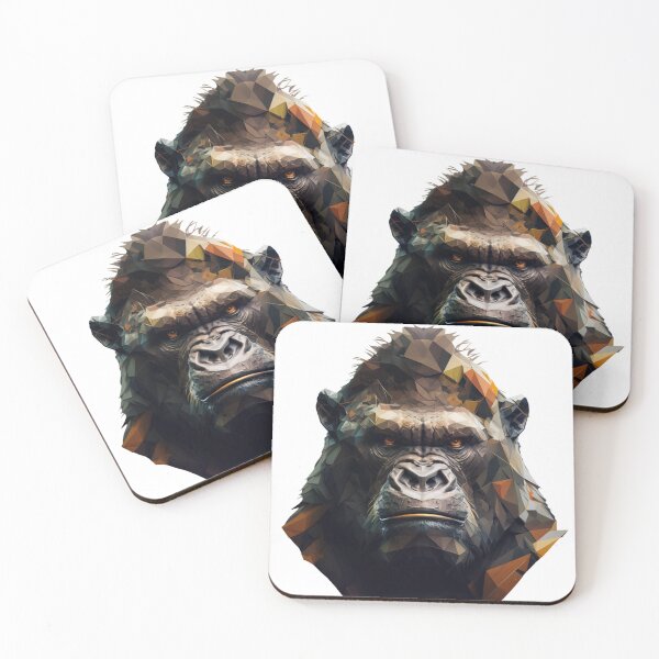 Item preview, polygon gorilla t-shirt designed and sold by OKR1M.
