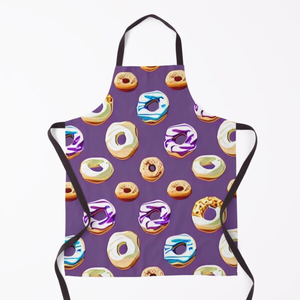 Item preview, Variety Donuts on Purple - All Over Print Design designed and sold by ArtistsQuest.