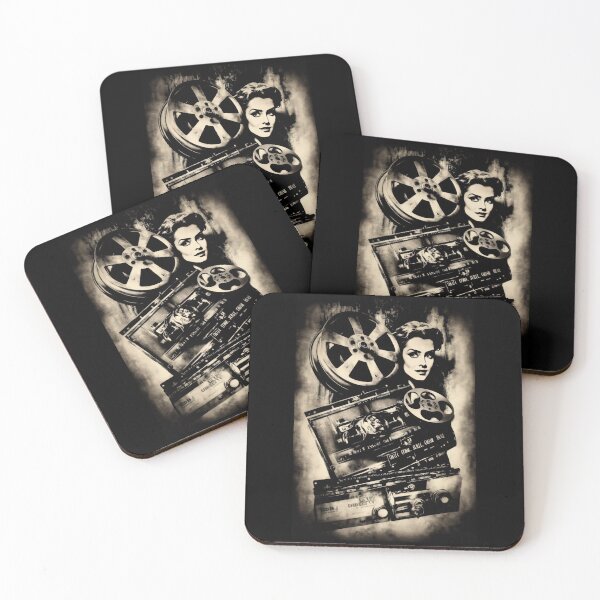 Item preview, Revisit the Classics: Vintage Movie Reels in Black and White designed and sold by MikAImageShop.