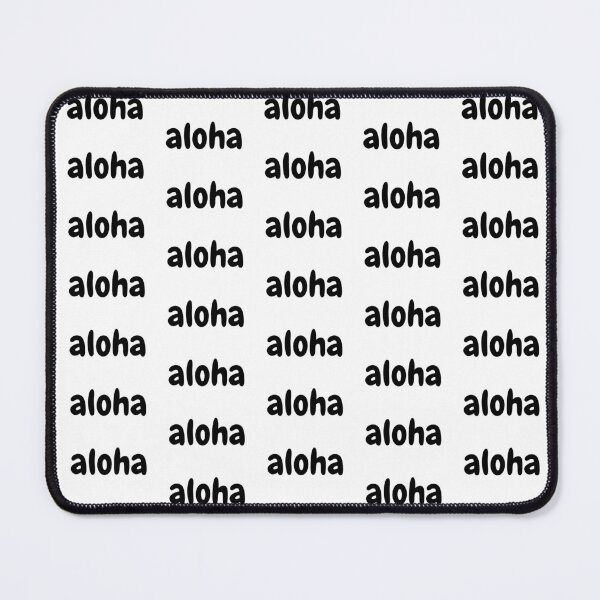 Item preview, Aloha - Black Letters designed and sold by SimplyMots.