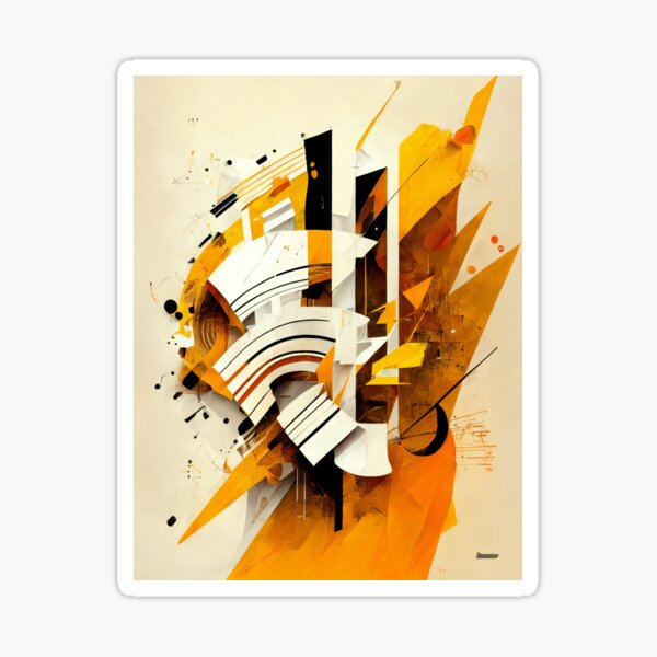 Irish Abstract 072 Sticker