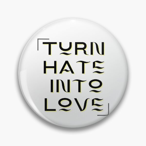 Item preview, Turn Hate Into Love typography Design  designed and sold by Abdessamad  HAFIANI ⭐⭐⭐⭐⭐.