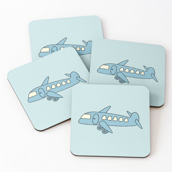 Item preview, Blue Airplane designed and sold by SketchZeit.