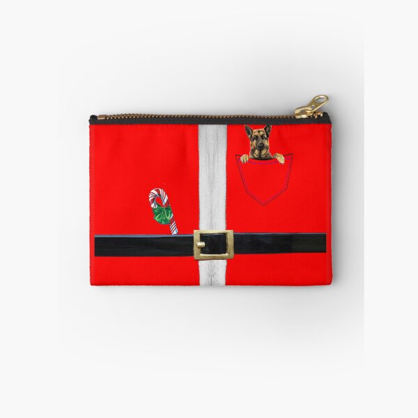 Item preview, SANTA CLAUS SHIRT with PUPPY POCKET AND CANDY CANE designed and sold by Tim Forder.