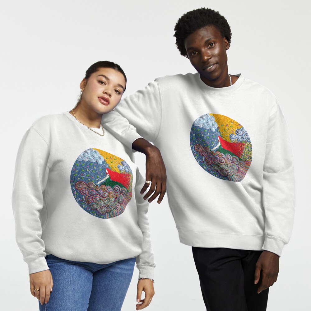 Item preview, Pullover Sweatshirt designed and sold by SewingSongbird.