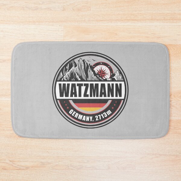 Item preview, Watzmann Germany Flag Mountain Hiking Design designed and sold by CynthiaGraphics.