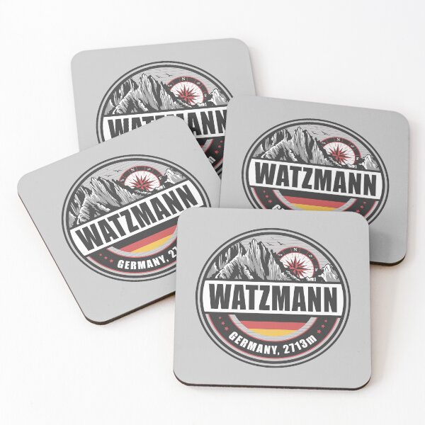 Item preview, Watzmann Germany Flag Mountain Hiking Design designed and sold by CynthiaGraphics.