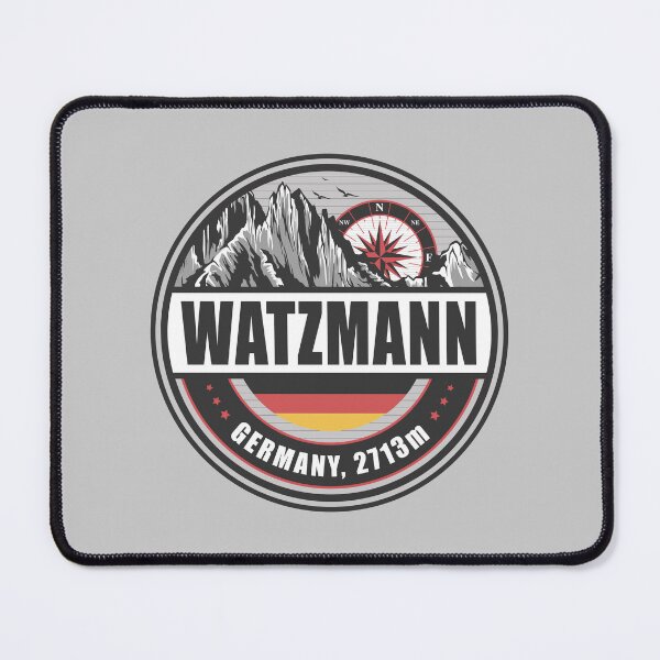 Item preview, Watzmann Germany Flag Mountain Hiking Design designed and sold by CynthiaGraphics.