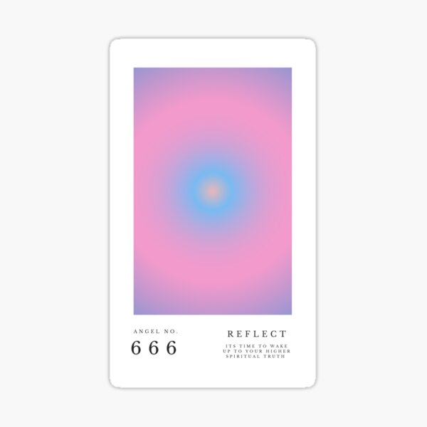 666 “To Reflect” Sticker
