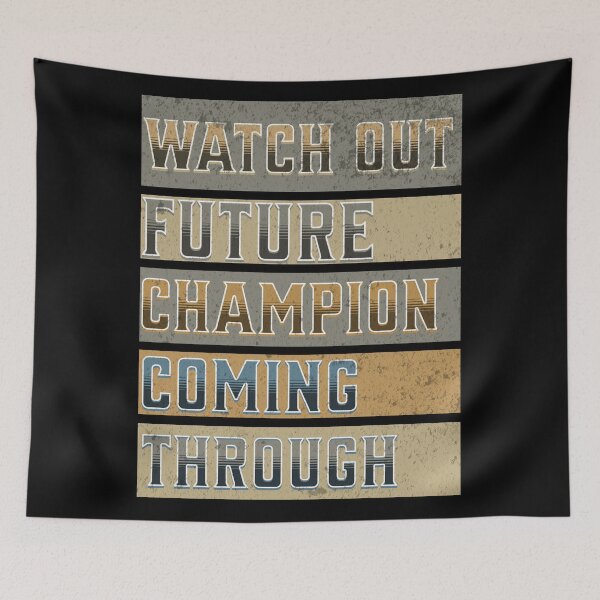 Item preview, Watch Out Future Champion Coming Through Racer Winner Sarcasm Caution Warning designed and sold by CarantinedChaos.