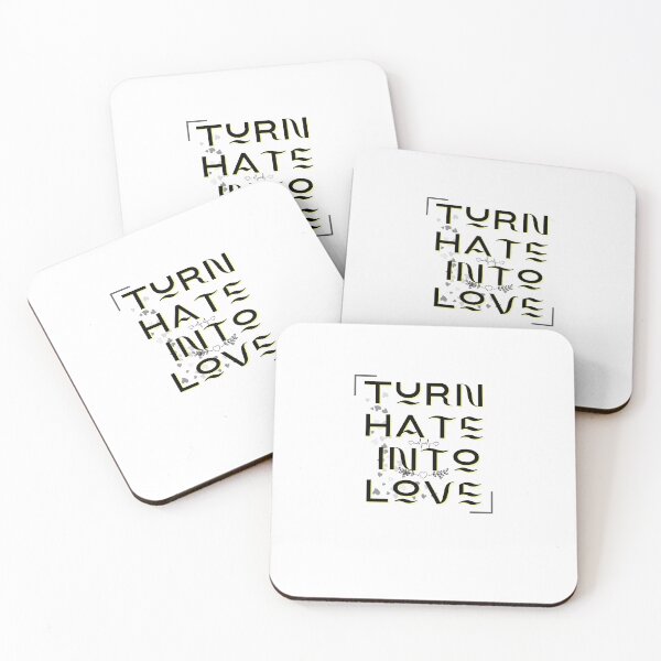 Item preview, Turn Hate Into Love typography Design  designed and sold by Abdessamad  HAFIANI ⭐⭐⭐⭐⭐.