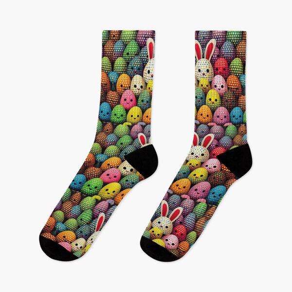 Item preview, Dotty bunnies and eggs IV designed and sold by LonelyKraken.