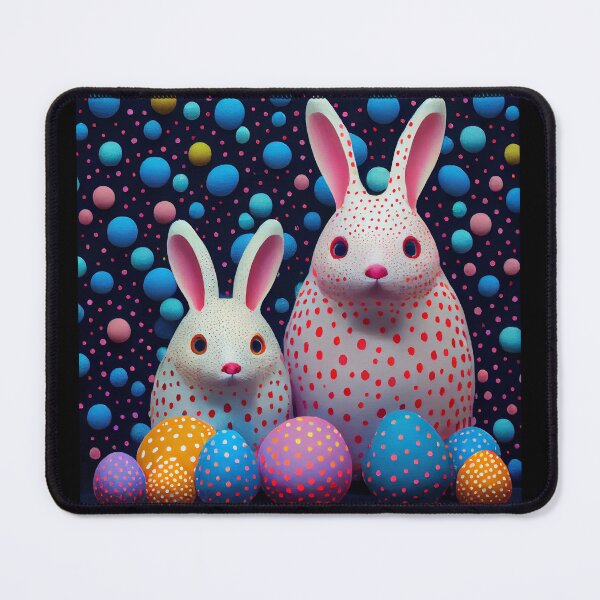 Item preview, Dotty bunnies and eggs I designed and sold by LonelyKraken.