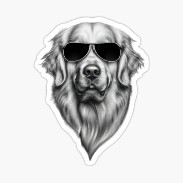 Item preview, Golden Retriever mit Sonnenbrille designed and sold by Rahdoo.