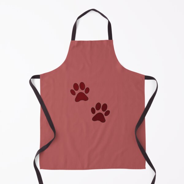 Item preview, dog's paws stickers - bloody red designed and sold by Kiniusia.