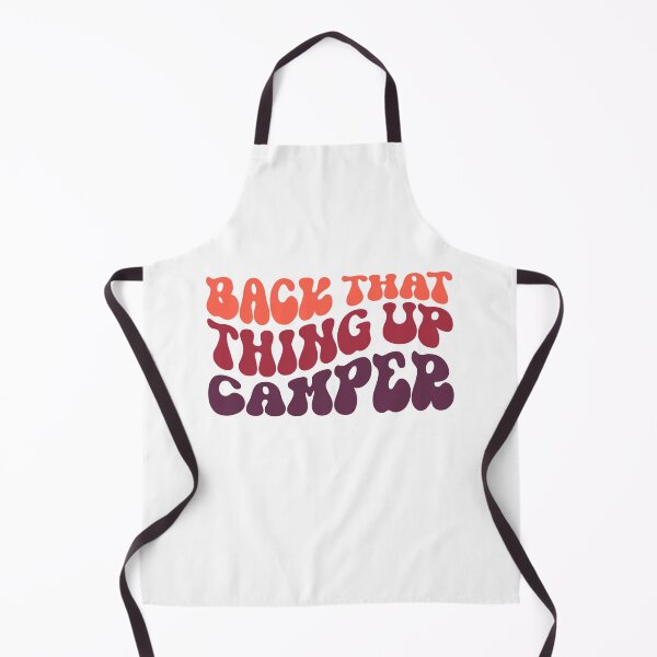 Item preview, BACK THAT THING UP CAMPER - funny retro camping designed and sold by KatisDesign.