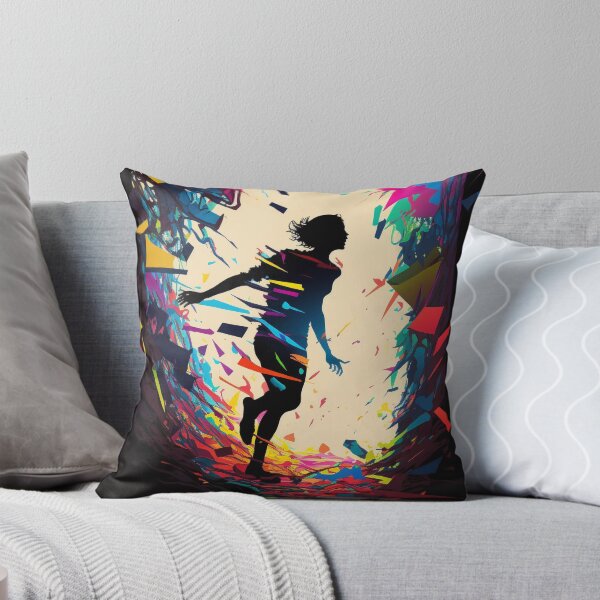 Item preview, Chica corriendo bajo la lluvia de confeti designed and sold by Scraponzo.