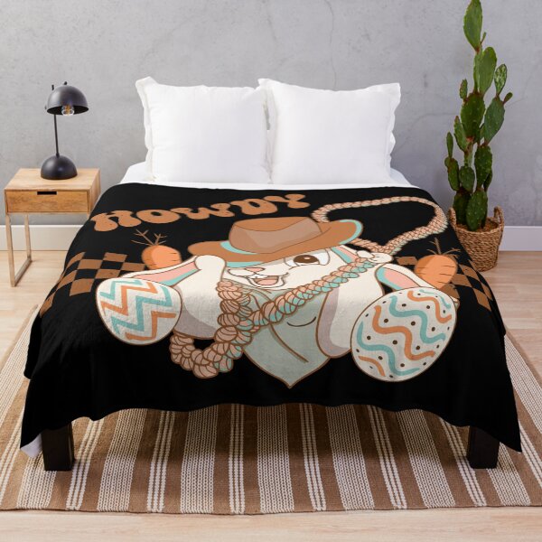 Item preview, Howdy! Cute Easter Bunny Cowboy designed and sold by printify.