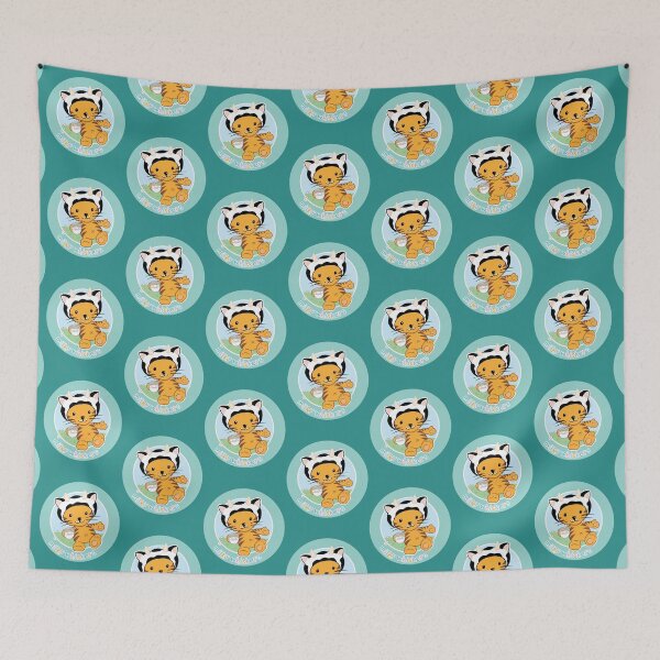 Item preview, Milky Whiskers running to say hello. designed and sold by B-143.