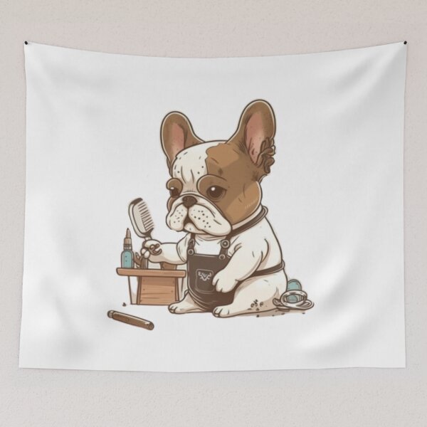 Item preview, Frenchie the Barber French Bulldog  designed and sold by PetsEnough.