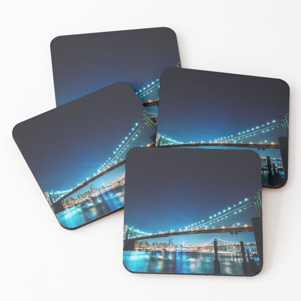 Item preview, Brooklyn bridge at night designed and sold by franckreporter.