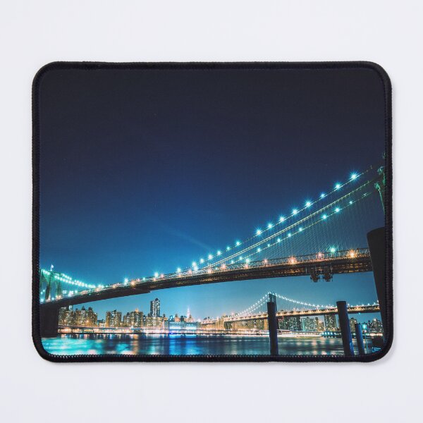 Item preview, Brooklyn bridge at night designed and sold by franckreporter.
