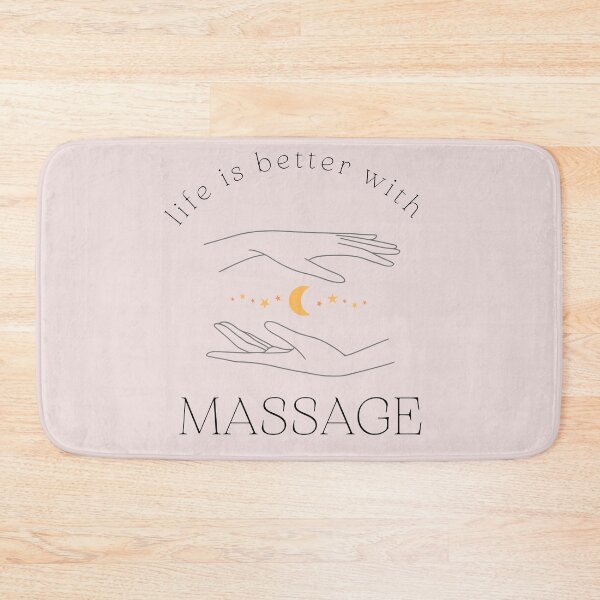 Item preview, life is better with massage  cool designed and sold by FLOWER--ART.