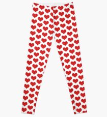 sex heart Leggings