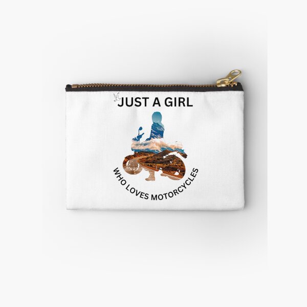 Item preview, Just a Girl Who Loves Motorcycles Funny Saying designed and sold by HanaiPrint.