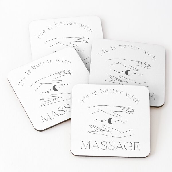 Item preview, life is better with massage  cool designed and sold by FLOWER--ART.