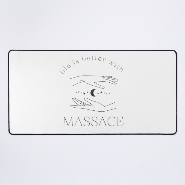 Item preview, life is better with massage  cool designed and sold by FLOWER--ART.