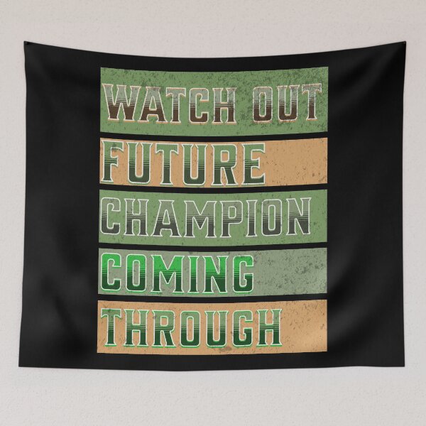Item preview, Watch Out Future Champion Coming Through Racer Winner Sarcasm Caution Warning designed and sold by CarantinedChaos.