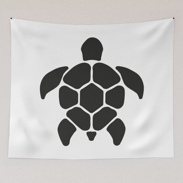Item preview, black sea turtle designed and sold by andrew JOHNSEN.