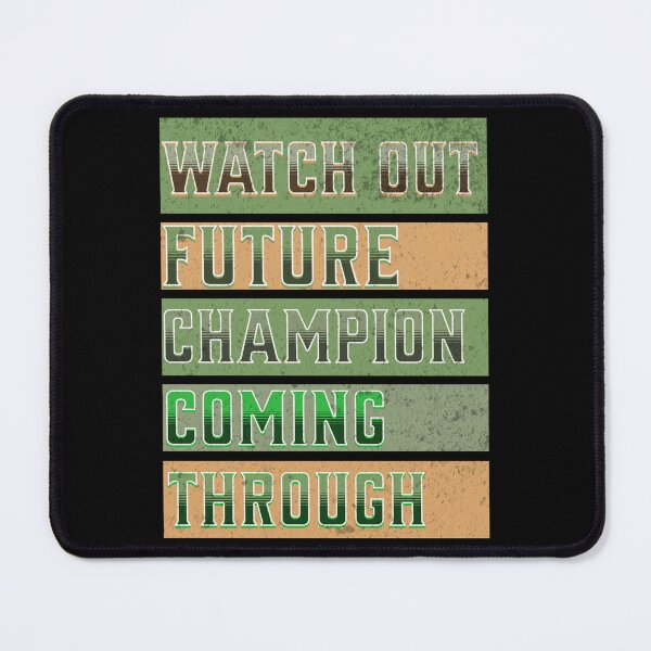 Item preview, Watch Out Future Champion Coming Through Racer Winner Sarcasm Caution Warning designed and sold by CarantinedChaos.