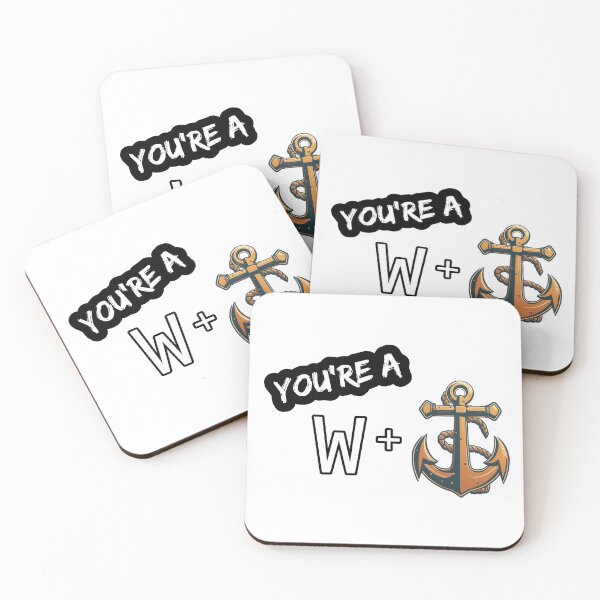 Item preview, W Anchor funny hidden message designed and sold by Rob Wilson.