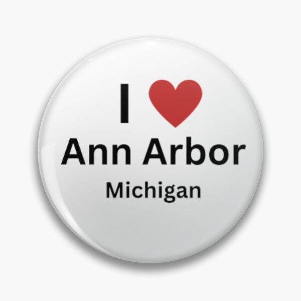 Item preview, Ann Arbor Michigan - I love Ann Arbor Michigan designed and sold by funkyfreshfinds.