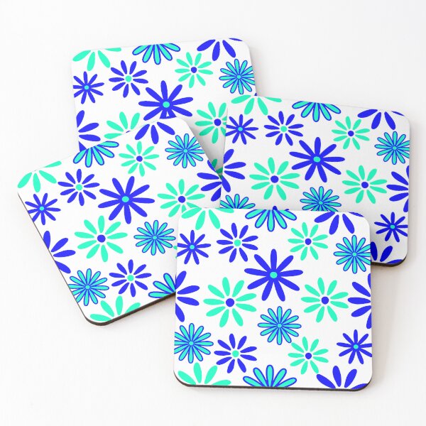 Item preview, Boho Blue Floral Seamless Surface Pattern designed and sold by PBJArt.
