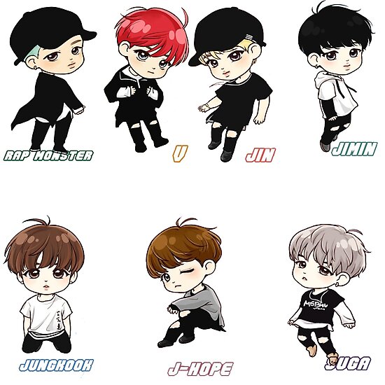 bts chibi figures