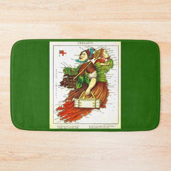 Item preview, Vintage Irish Ladies with Poem - Ireland Map  designed and sold by Earth Nature Creations.