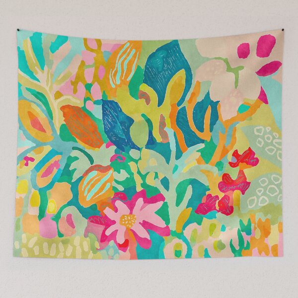 Item preview, Dream Garden Colorful Abstract designed and sold by Suzanne Allard Design.